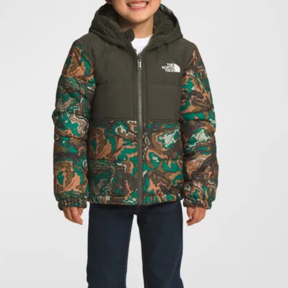 The North Face
Boy's Mount Chimbo Fleece Reversible Hooded Jacket, Size 2-4 - Picture 1 of 6